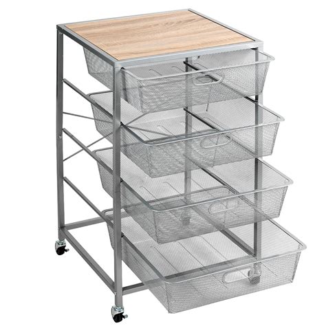 metal storage shelves with drawers